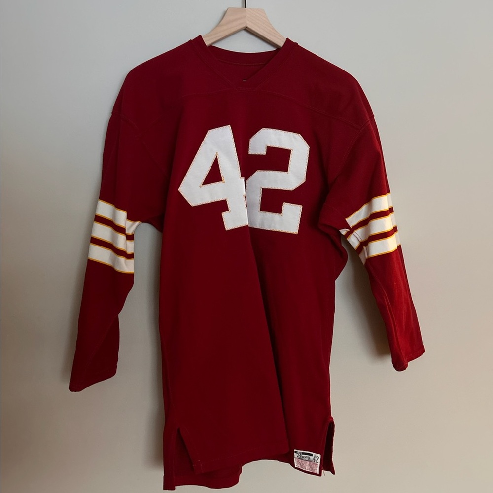 Vintage Powers Athletic Wear Football Jersey - #42